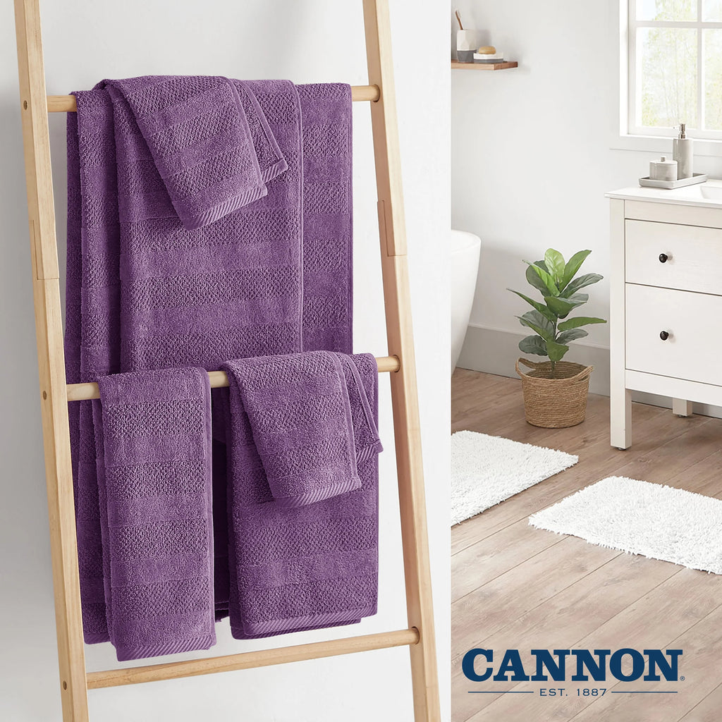 Plum Cotton 2 Pack Bath Towels A506921
