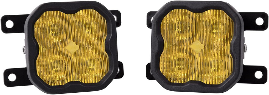 Yellow SAE/DOT LED Fog Light Kit for Ford Ranger 2019-2021 I367305