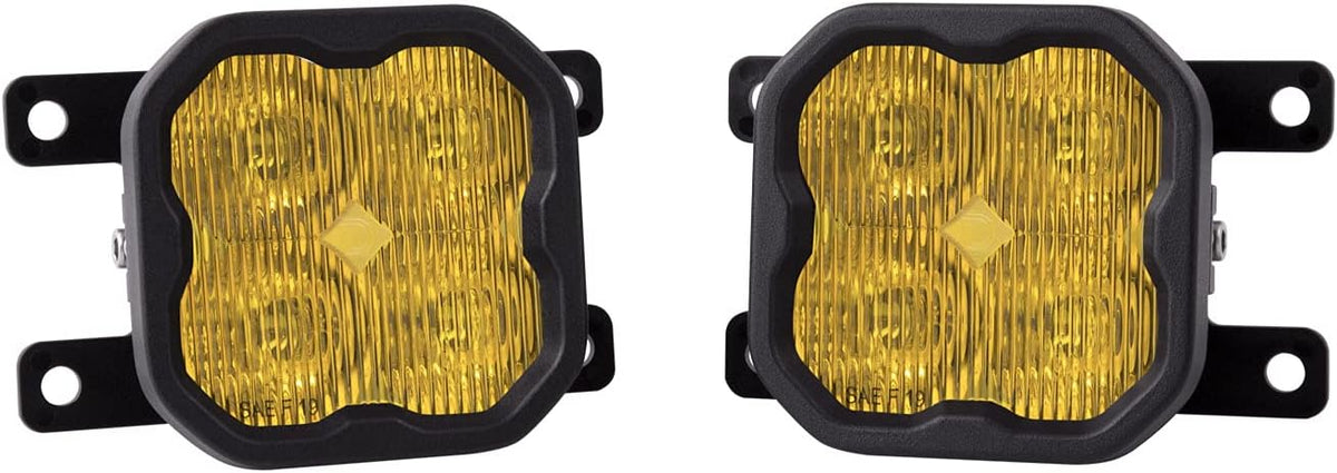 Yellow SAE/DOT LED Fog Light Kit for Ford Ranger 2019-2021 I367305