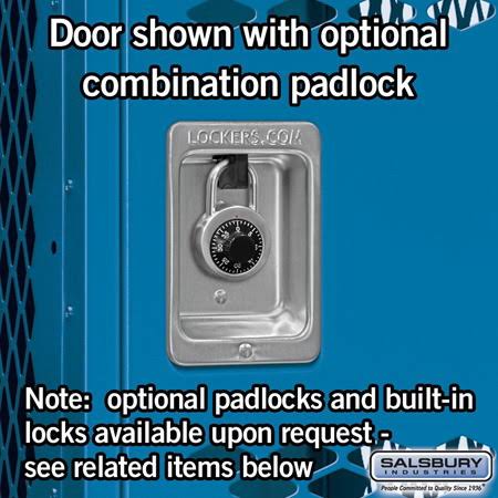 Triple Tier Vented Metal Locker F836
