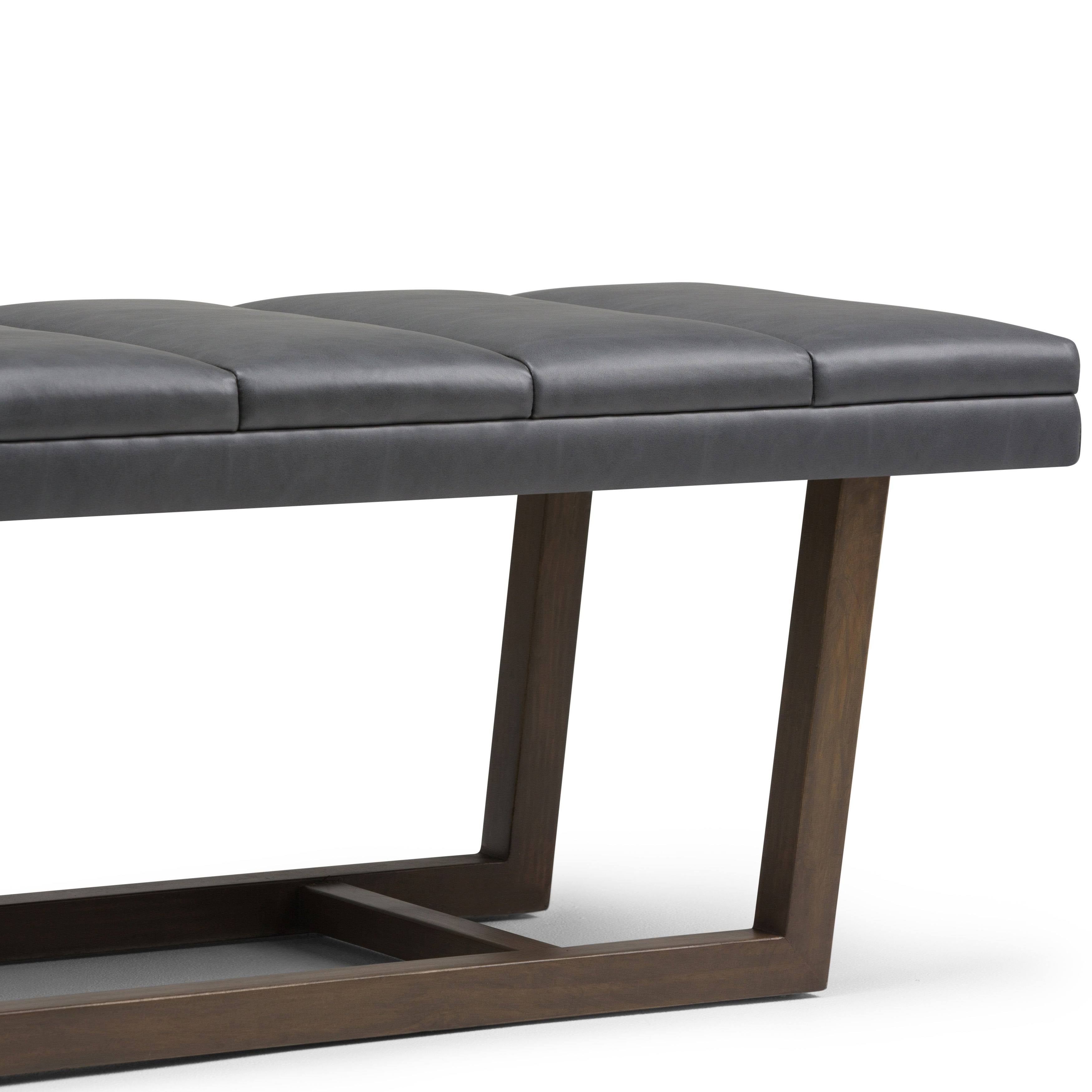 Stone Grey Ottoman Bench H3805