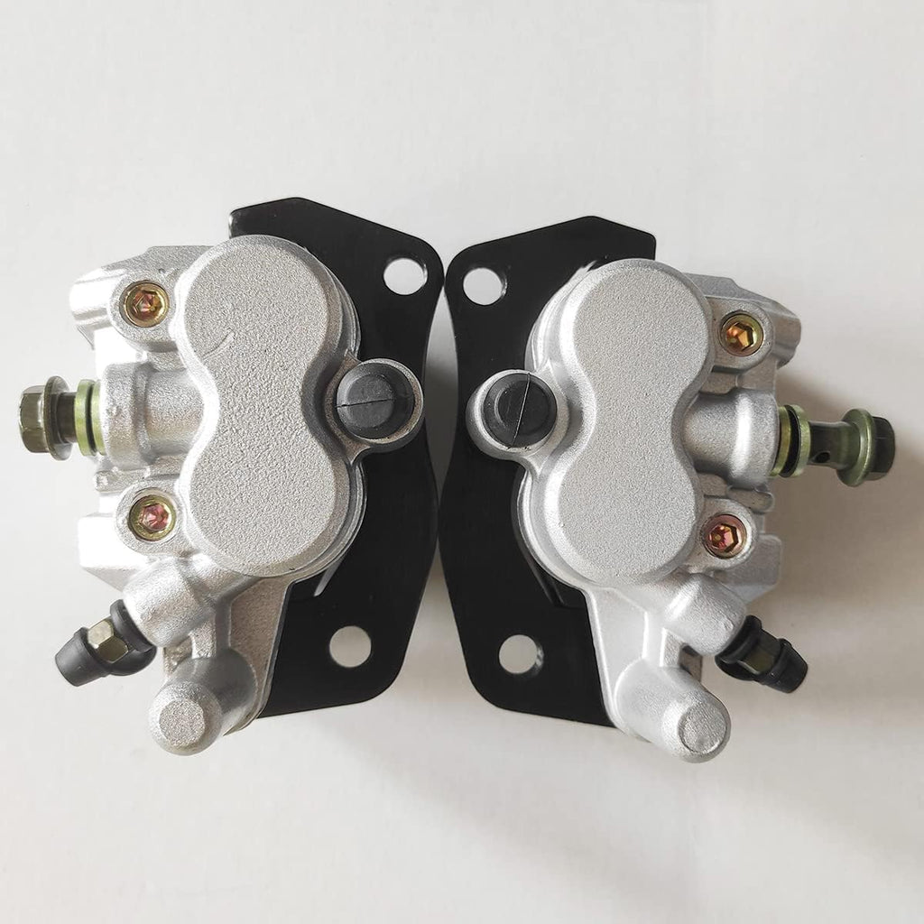 Front Left Right Brake Caliper with Pads, Mounting Bracket F80938