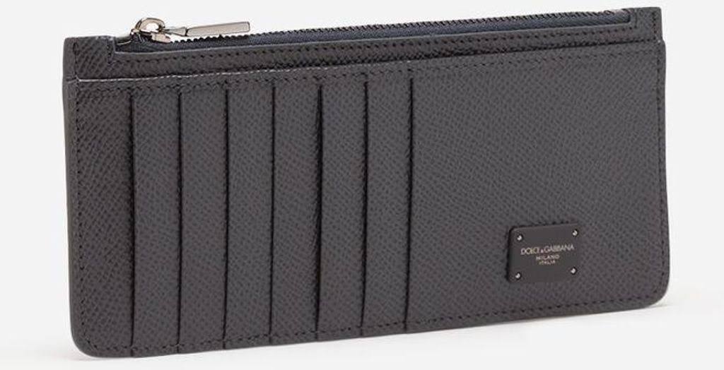 Gray Logo Card Case U858