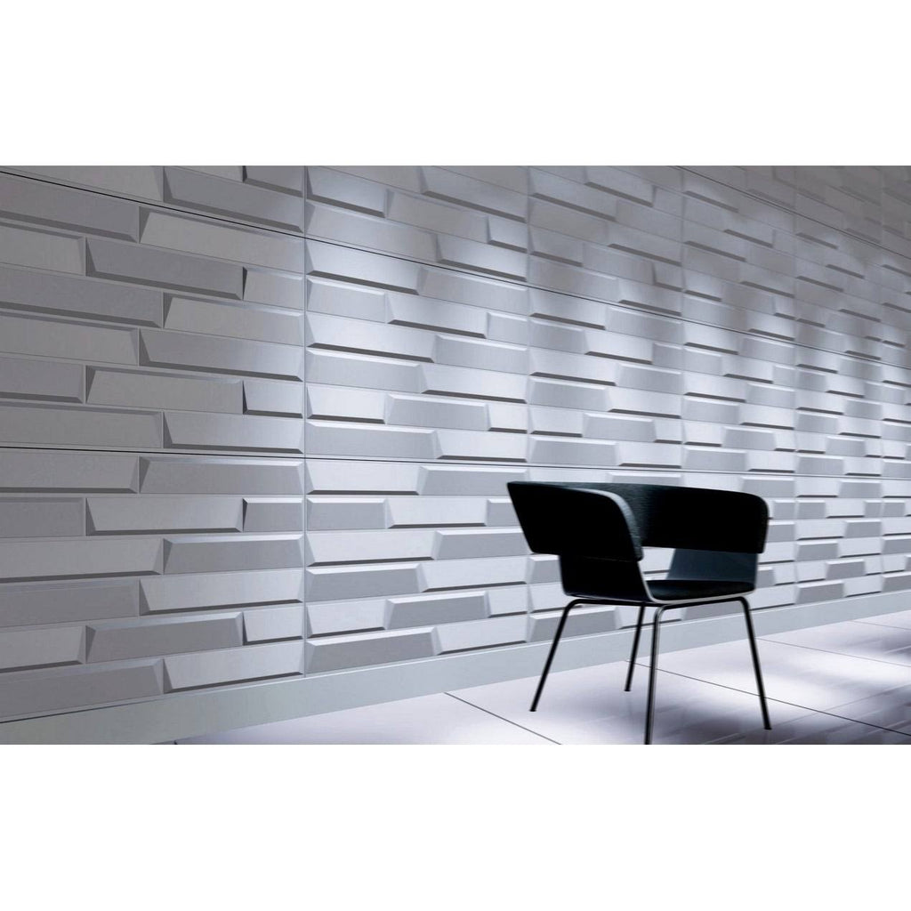 3D Fiber Wall Decor Panelling 30pc Sandstone E3723