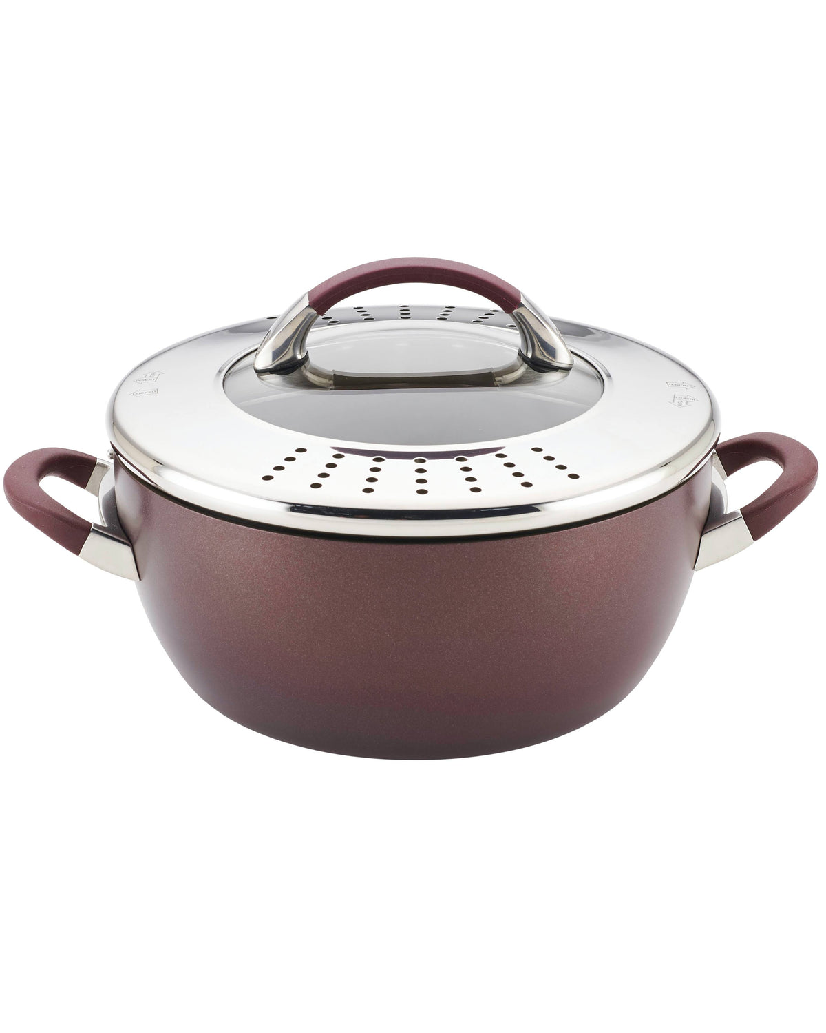 5.5-Quart Covered Straining Casserole M543