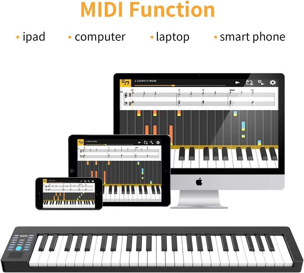 61 Keys Portable Electric Piano with MIDI Function L29493