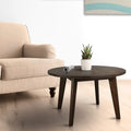24 Round Solid Wood Coffee Table Antique Cherry B1252