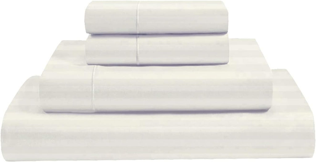 Ivory California King Size 4 Pcs Bed Sheets Set A51630