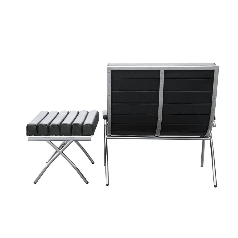 White Chair and Ottoman X327
