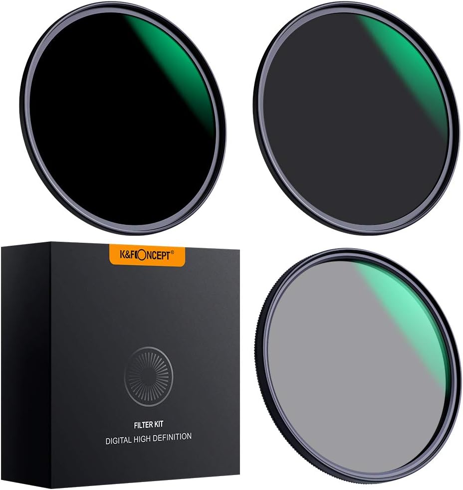 67mm ND8 ND64 CPL Circular Polarizer Filter Kit with 24 Multi-Layer Coatings, Pack of 2 A10163