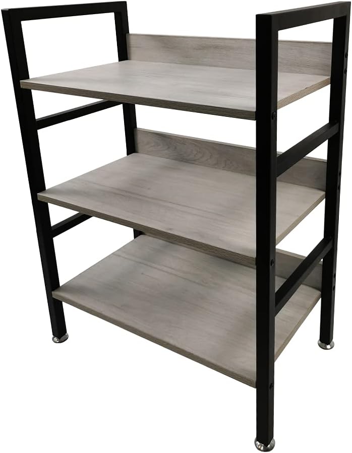 Rustic Brown 3 Tier Bookshelf C9529