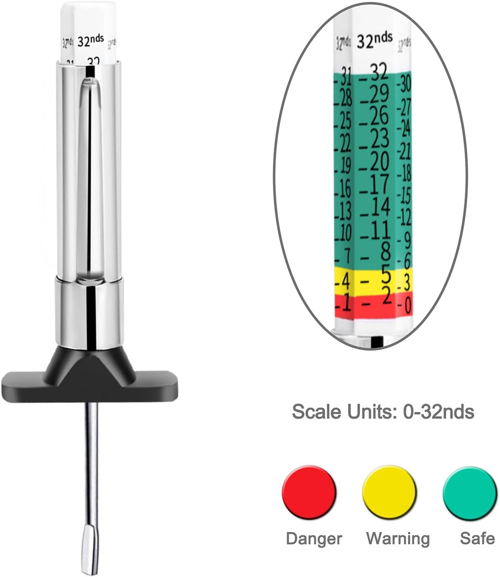 100 Pack Tire Tread Depth Gauge U910156