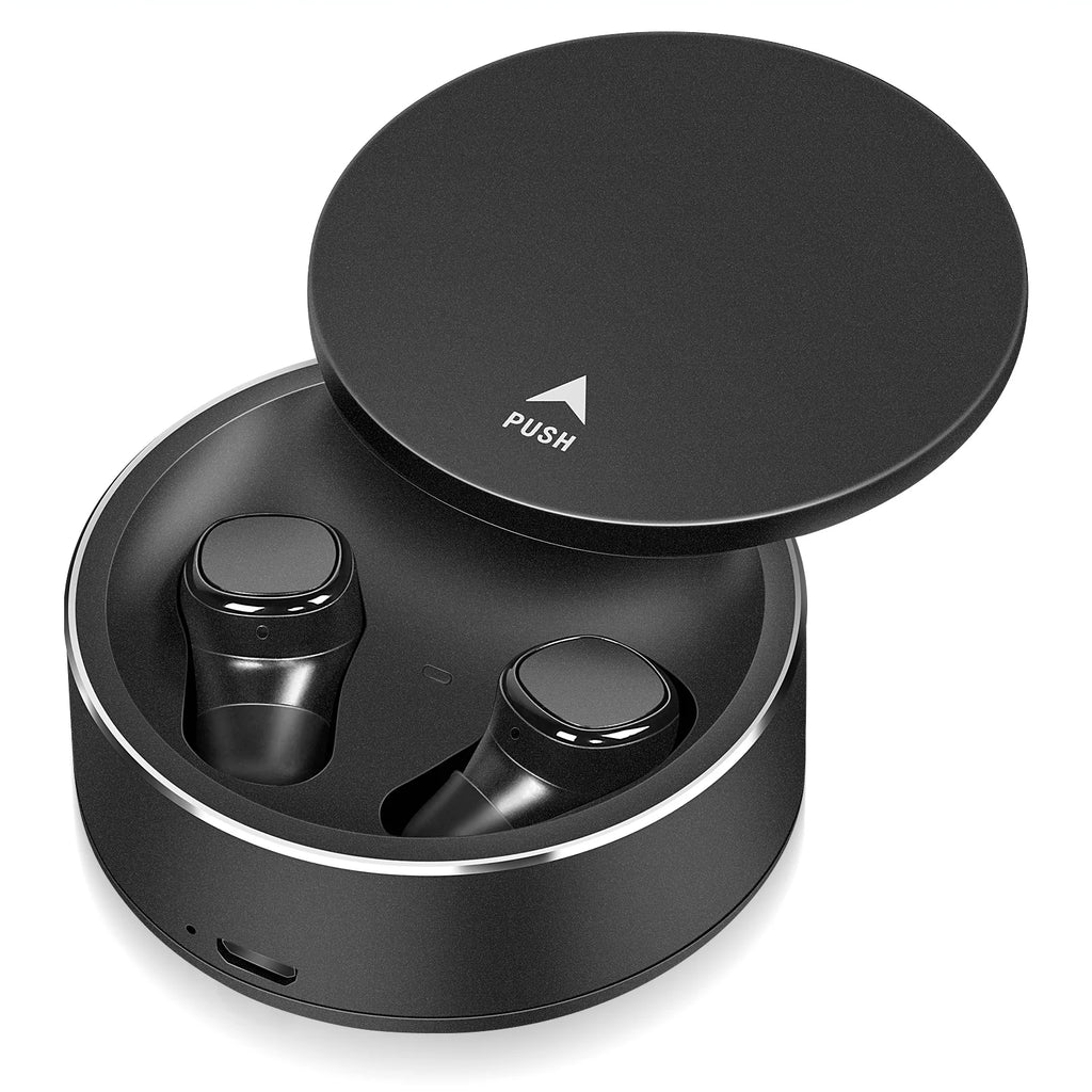 Black True Wireless Earbuds with Mic D272