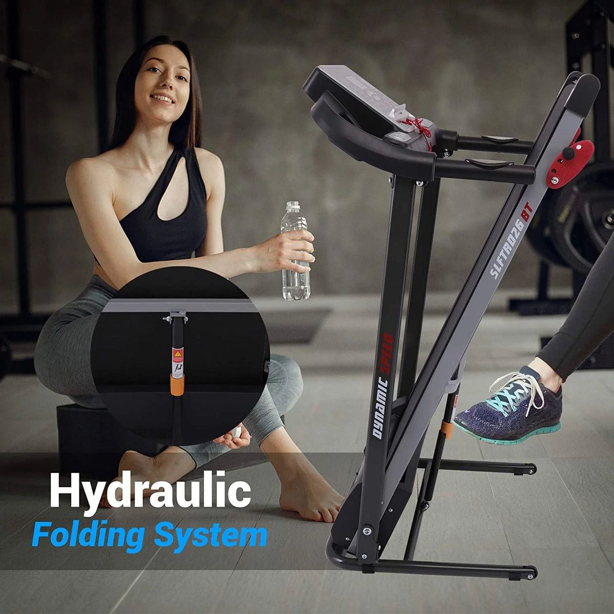 Foldable Treadmill with LCD G319