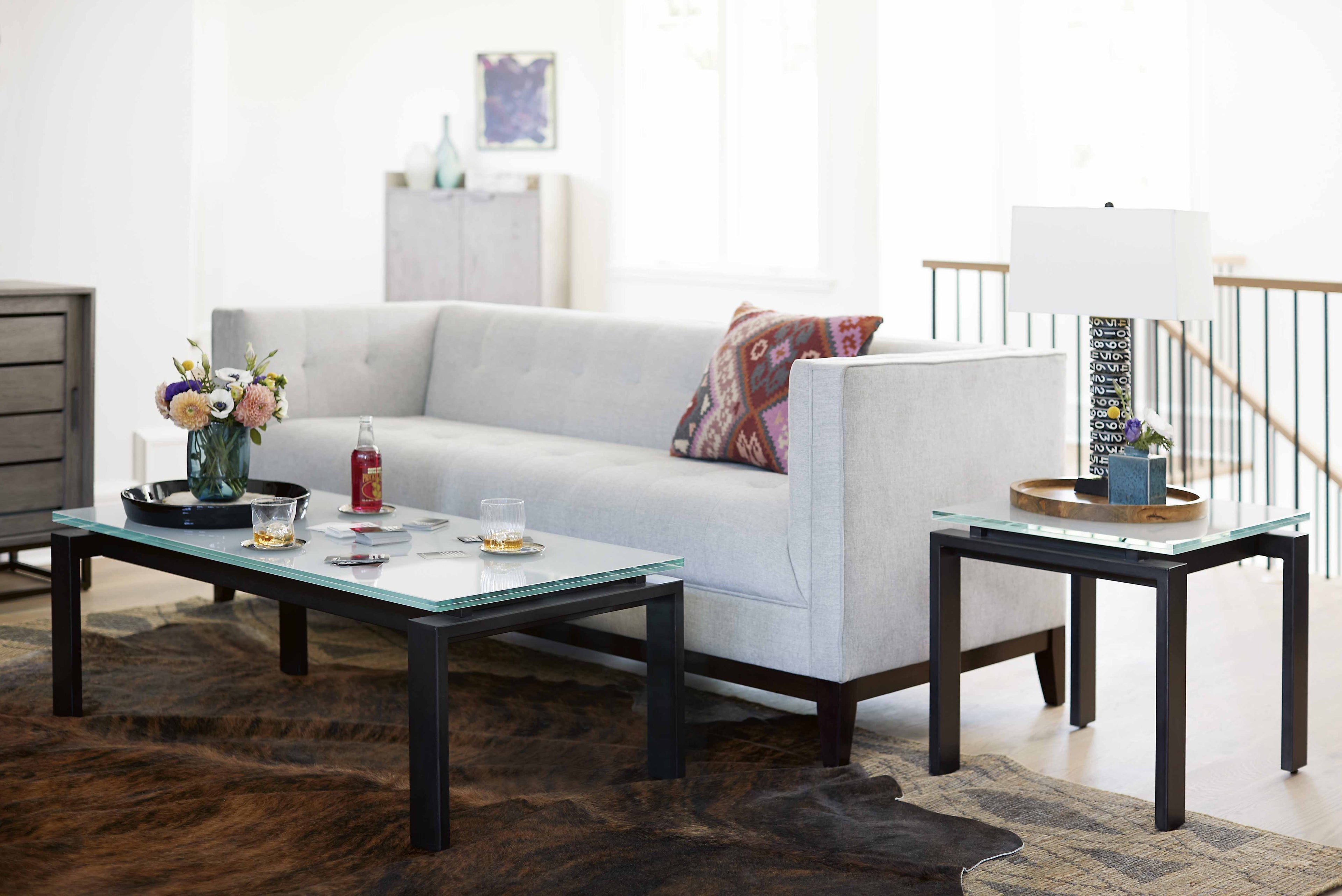 Frosted Glass Cocktail Table R4335