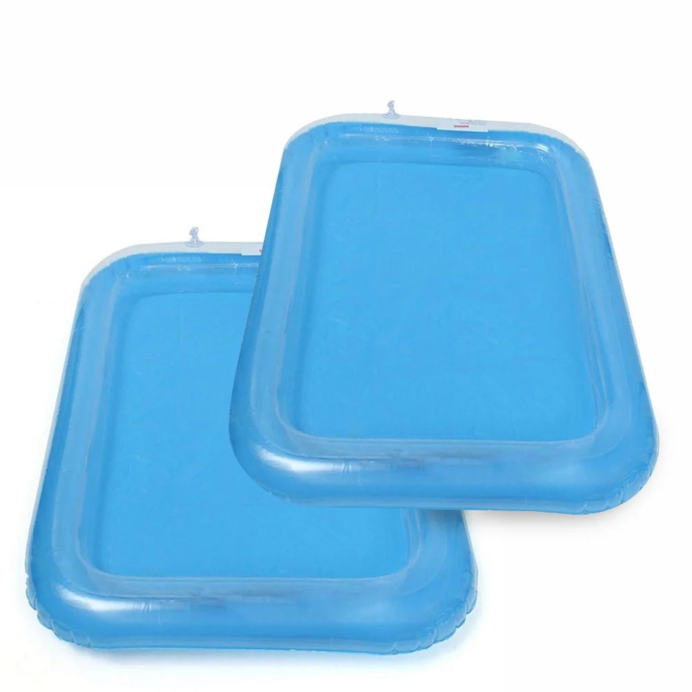 Blue Inflatable Sandbox Play Sand Tray E38467
