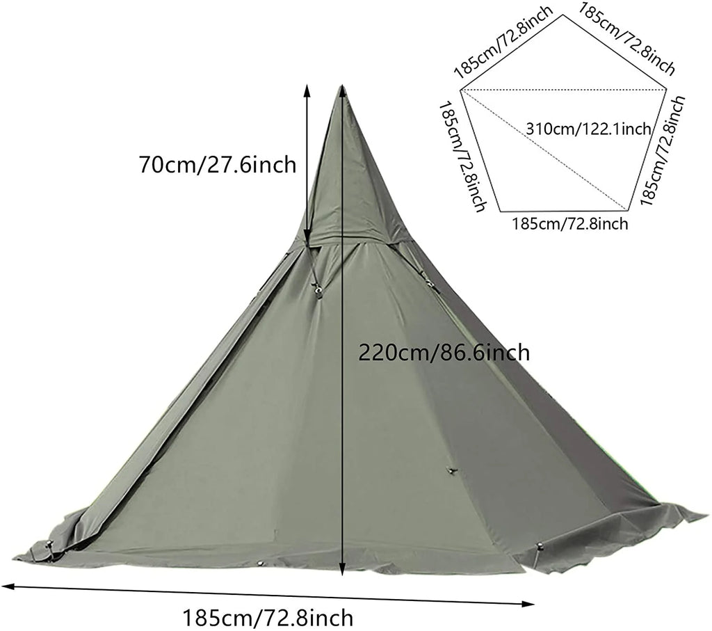 Waterproof 4 Season 2 Doors Tent G3736