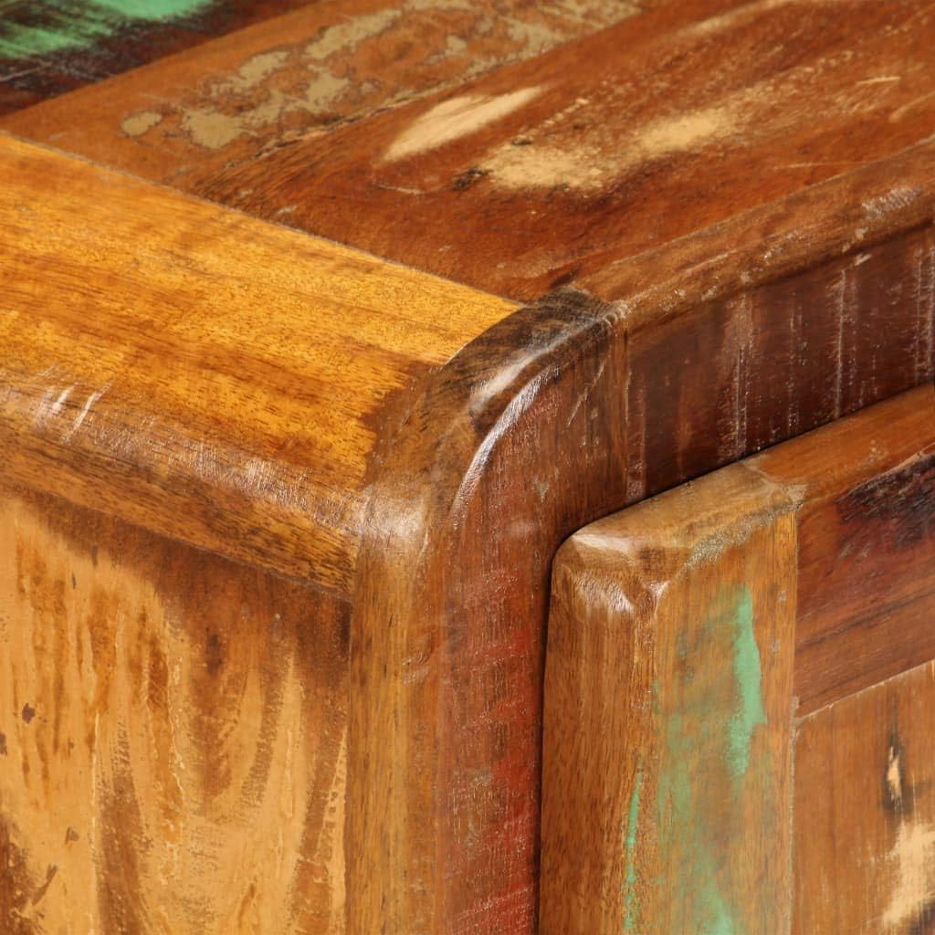 Solid Reclaimed Wood Bedside Cabinet S9292