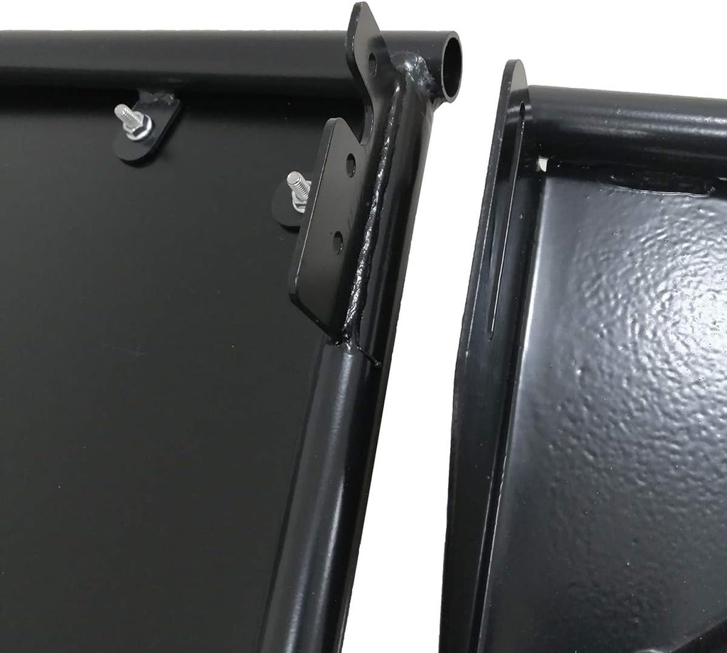 Black Metal Full Suicide Doors with Latches, Pair D737