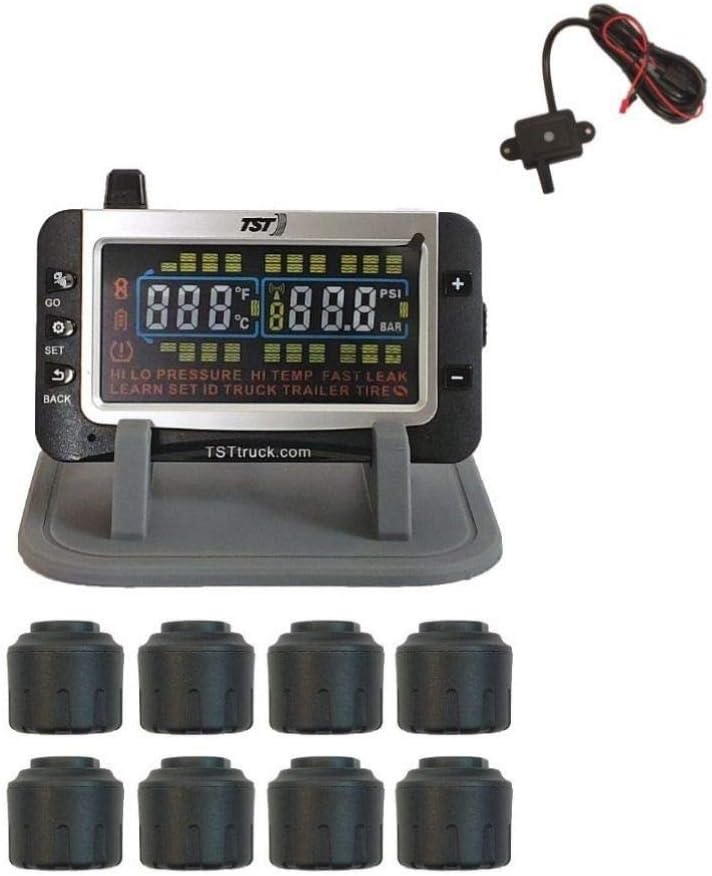 Tire Pressure Monitor with 4 Cap Sensors with Color Display I645560