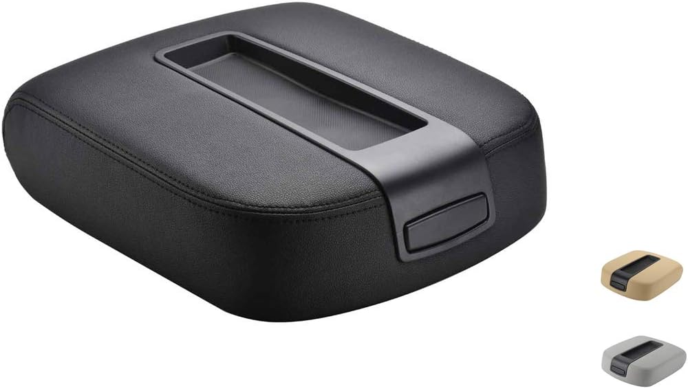Gray Center Console Lid Armrest Cover Pack of 2 E4700