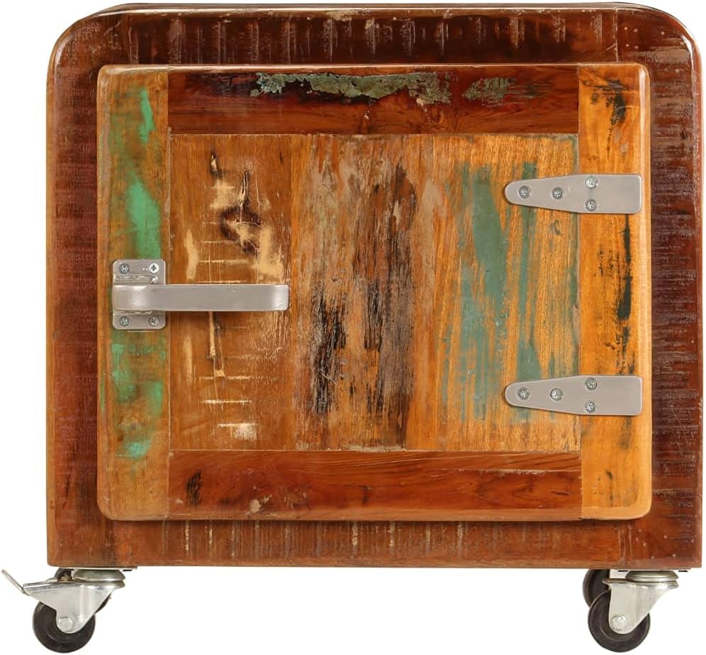 Solid Reclaimed Wood Bedside Cabinet S9292