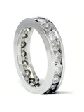14K White Gold Diamond Eternity Ring E747