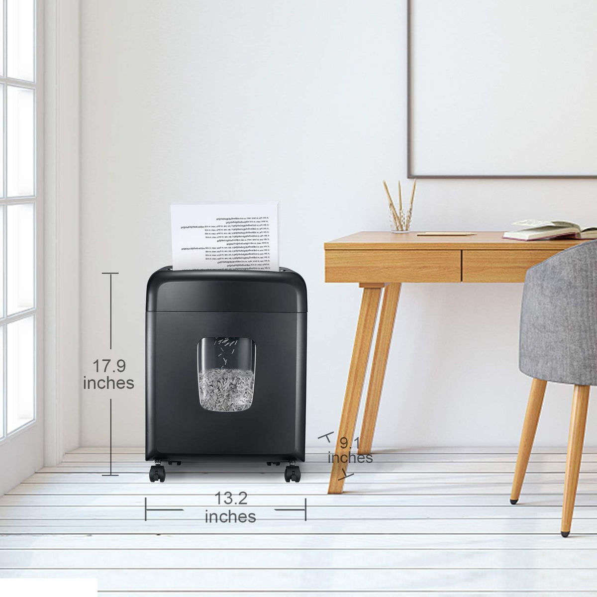 Micro Cut 8 Sheet Paper Shredder, Black, Pack of 2 B620