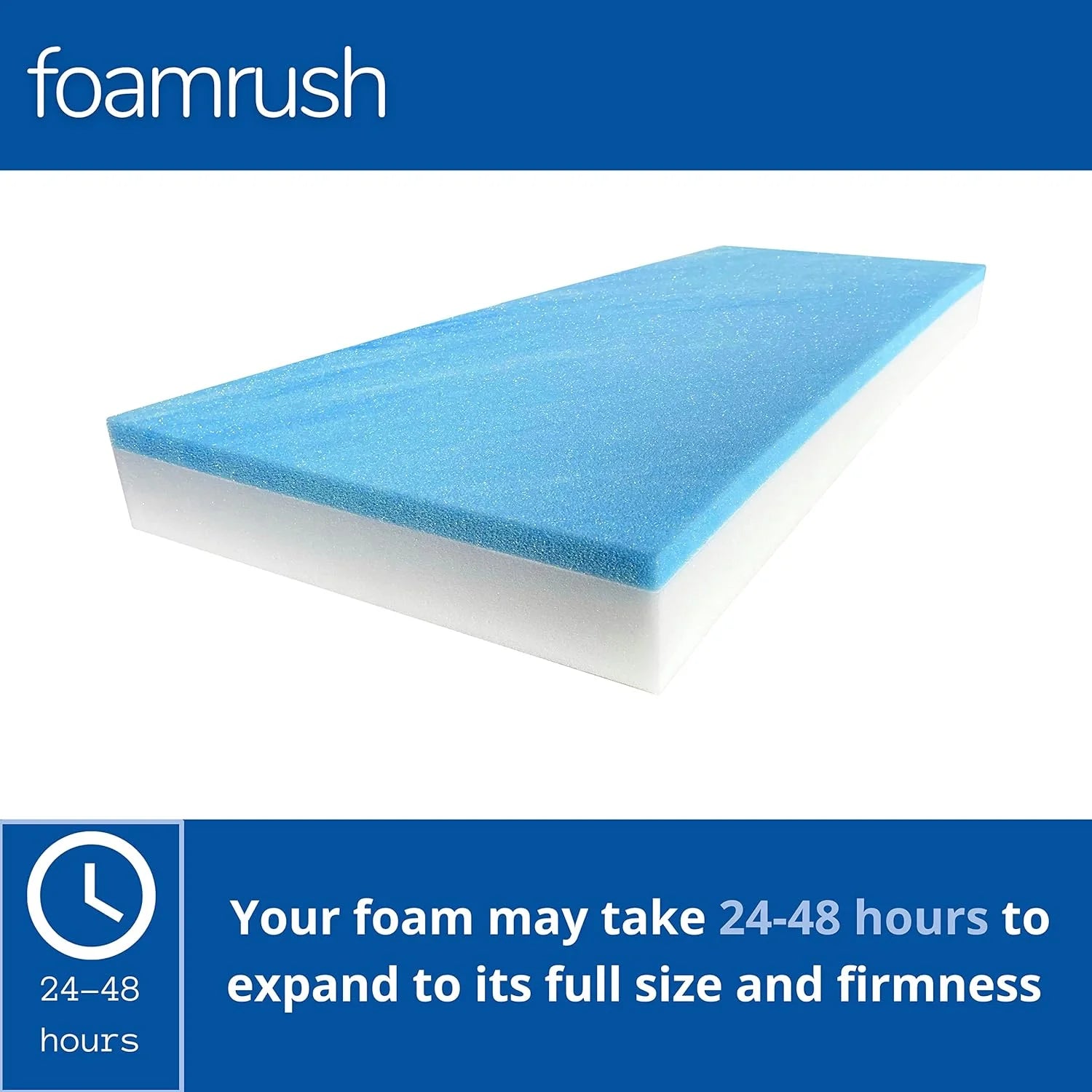 18" X 82" Cool Gel Memory Foam Bench Cushion Replacement Medium Firm W63532