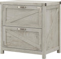 Cottage White 2 Drawer Lateral File Cabinet F972