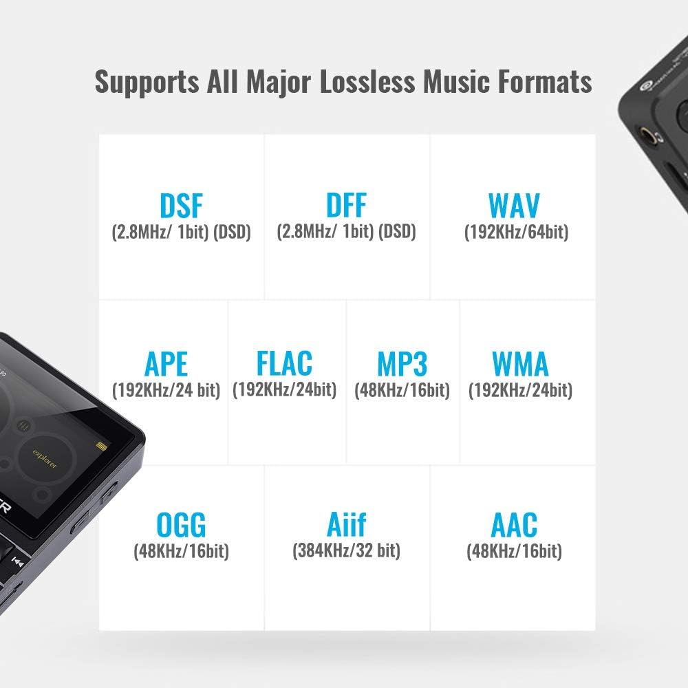 Pack of 2 Bluetooth MP3 Player with HD Earphones Q50688