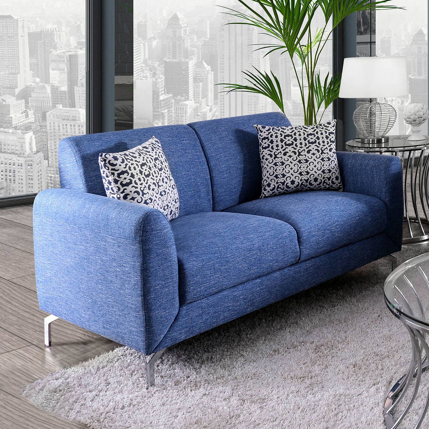 Gray Loveseat F5587