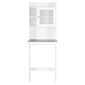 White Toilet Wall Cabinet D259
