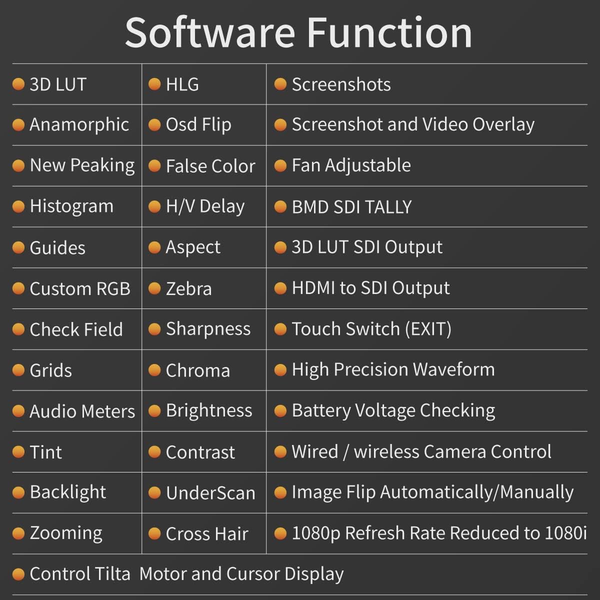 5.5" Touch Screen Camera Field Monitor with SDI K899768
