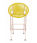 Copper/Yellow Bar Stool R94152