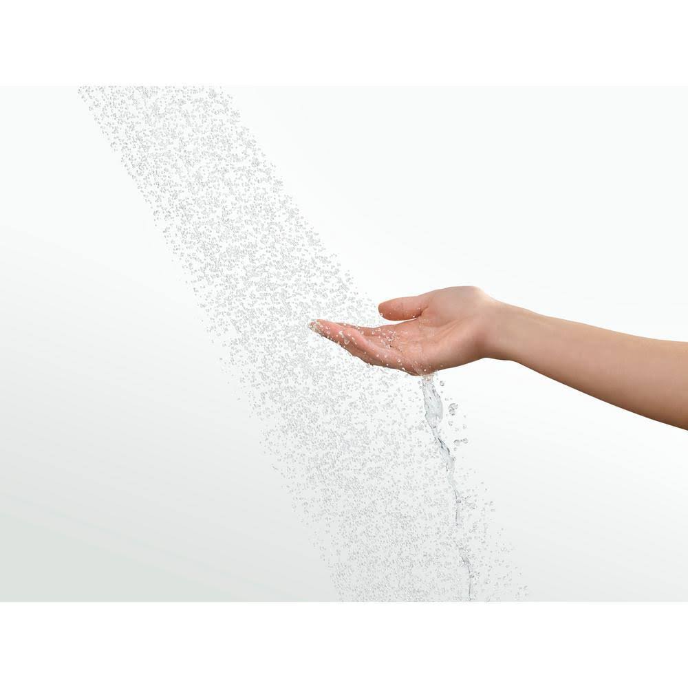 Matte Nickel Frameless Pivot Shower Door A95851
