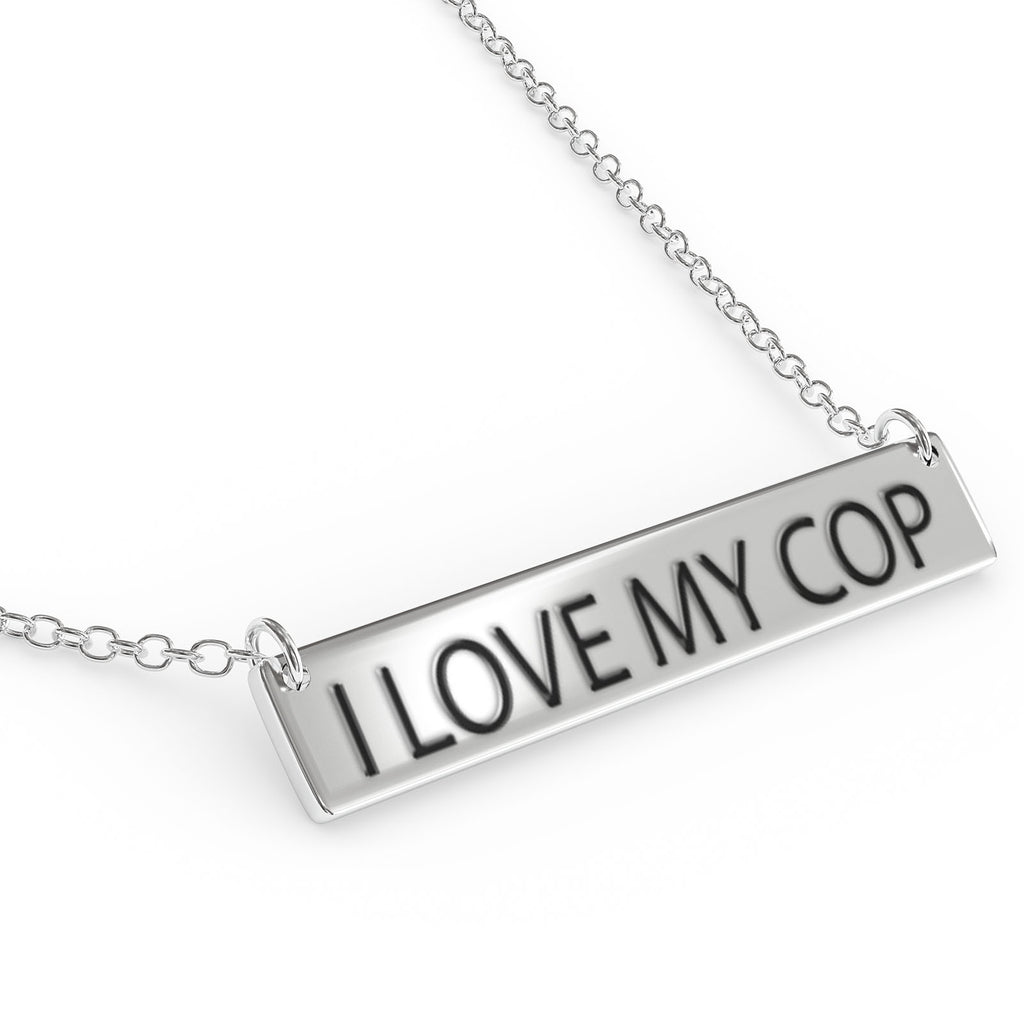 Sterling Silver Bar Pendant Necklace H30486
