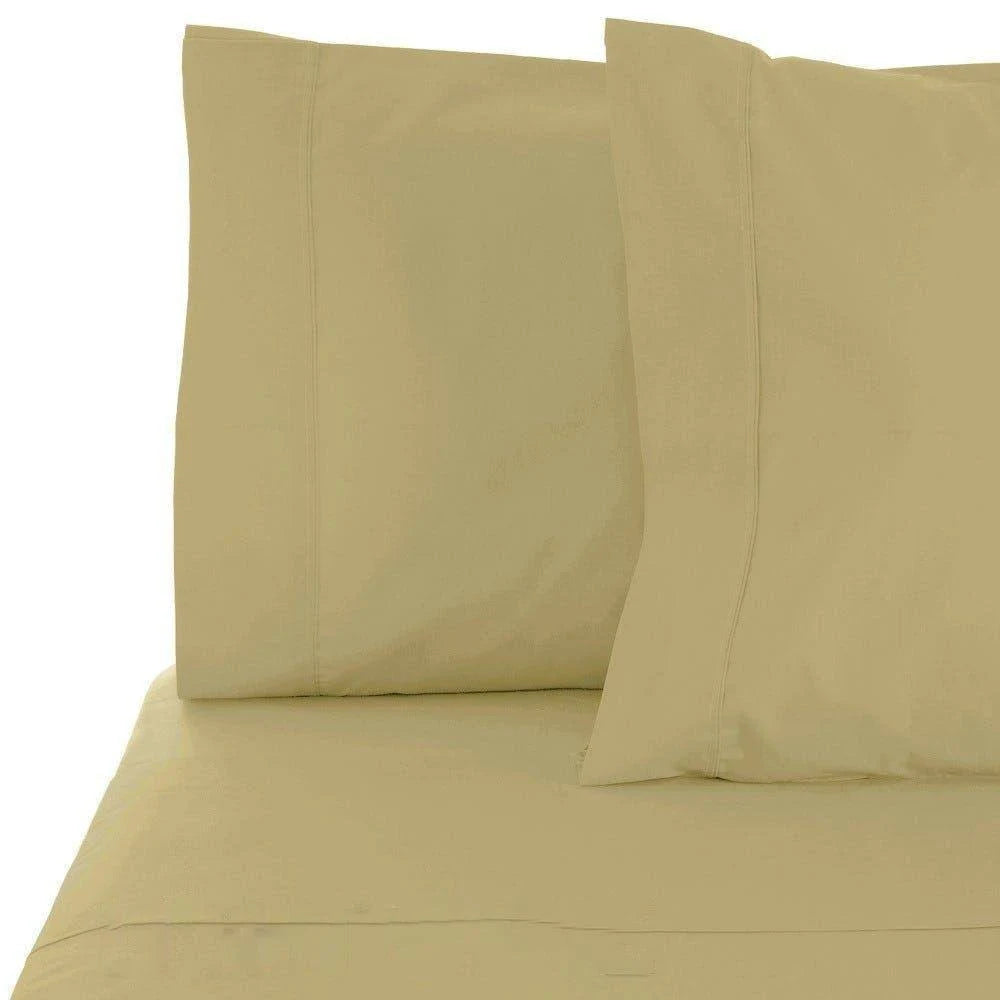6-Piece Set Deep Pocket Bed Sheets Light Olive California King L460