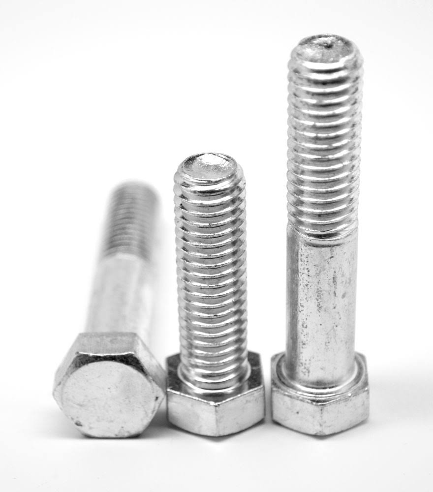 5/8x22-11 x 3 1/4x22 (PT) Coarse Thread A307 Grade A Hex Bolt Low Carbon Steel Zinc Plated D153142