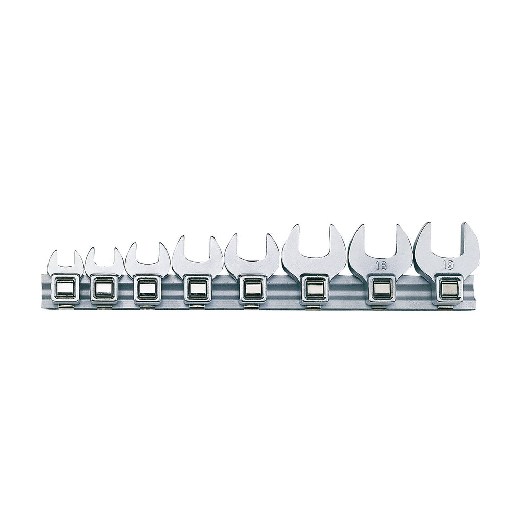 8 Piece 3/8 inch Drive Metric Crow Foot Wrench Set I8177