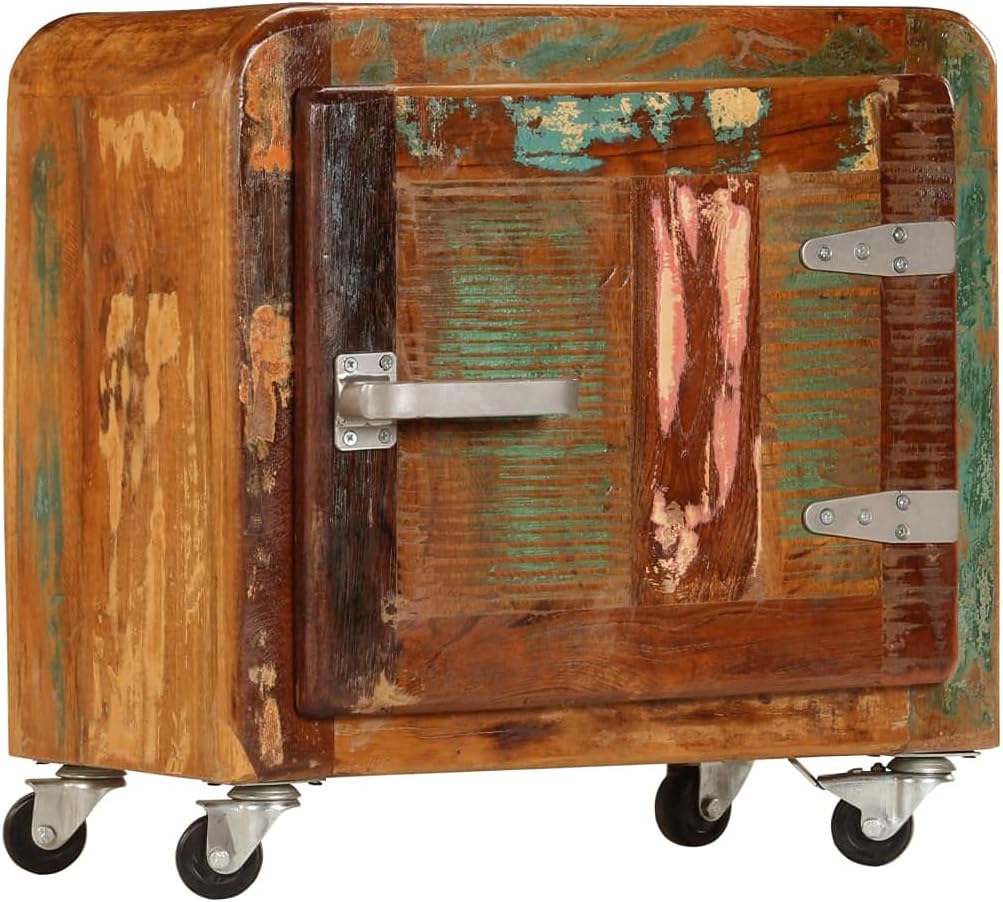 Solid Reclaimed Wood Bedside Cabinet S9292