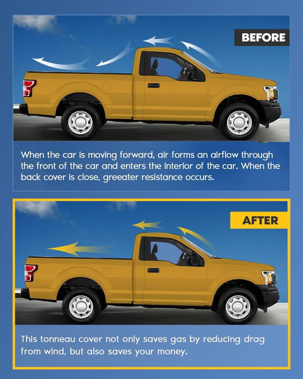 Hard Tri-Fold Truck Bed Tonneau Cover D670