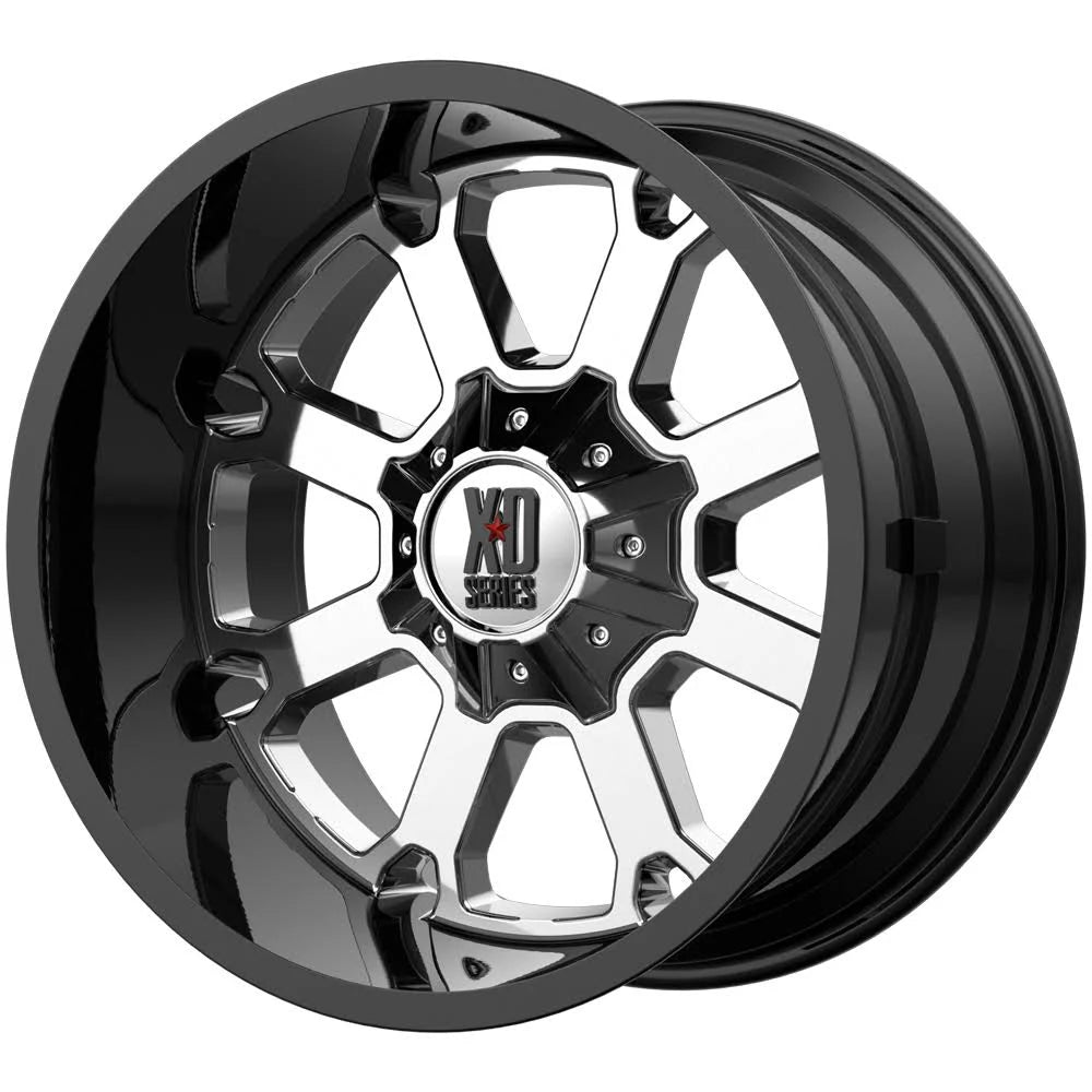 20x12 8x8x180 -44mm PVD Gloss Black Wheel Z578715