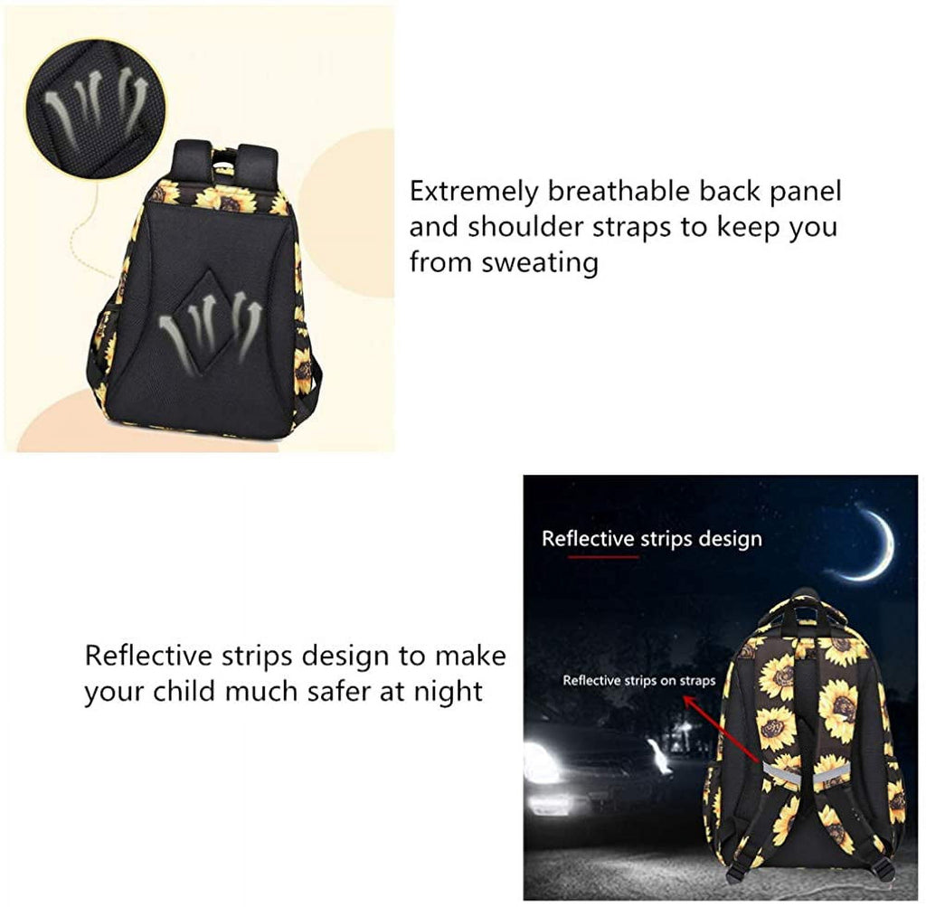 Sunflower Printing Backpack X985
