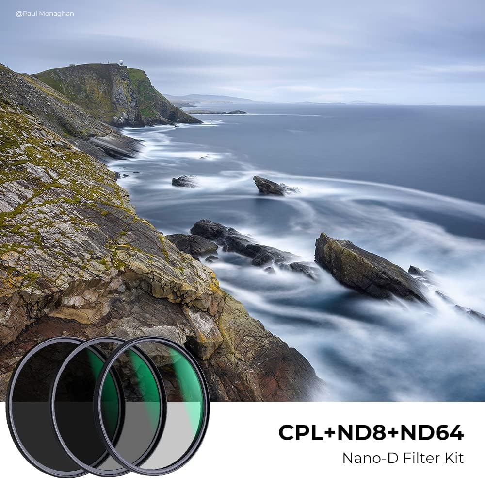67mm ND8 ND64 CPL Circular Polarizer Filter Kit with 24 Multi-Layer Coatings, Pack of 2 A10163