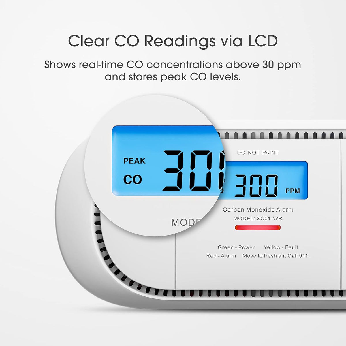 Wireless Interconnected Carbon Monoxide Detector, Pack of 2 P72060