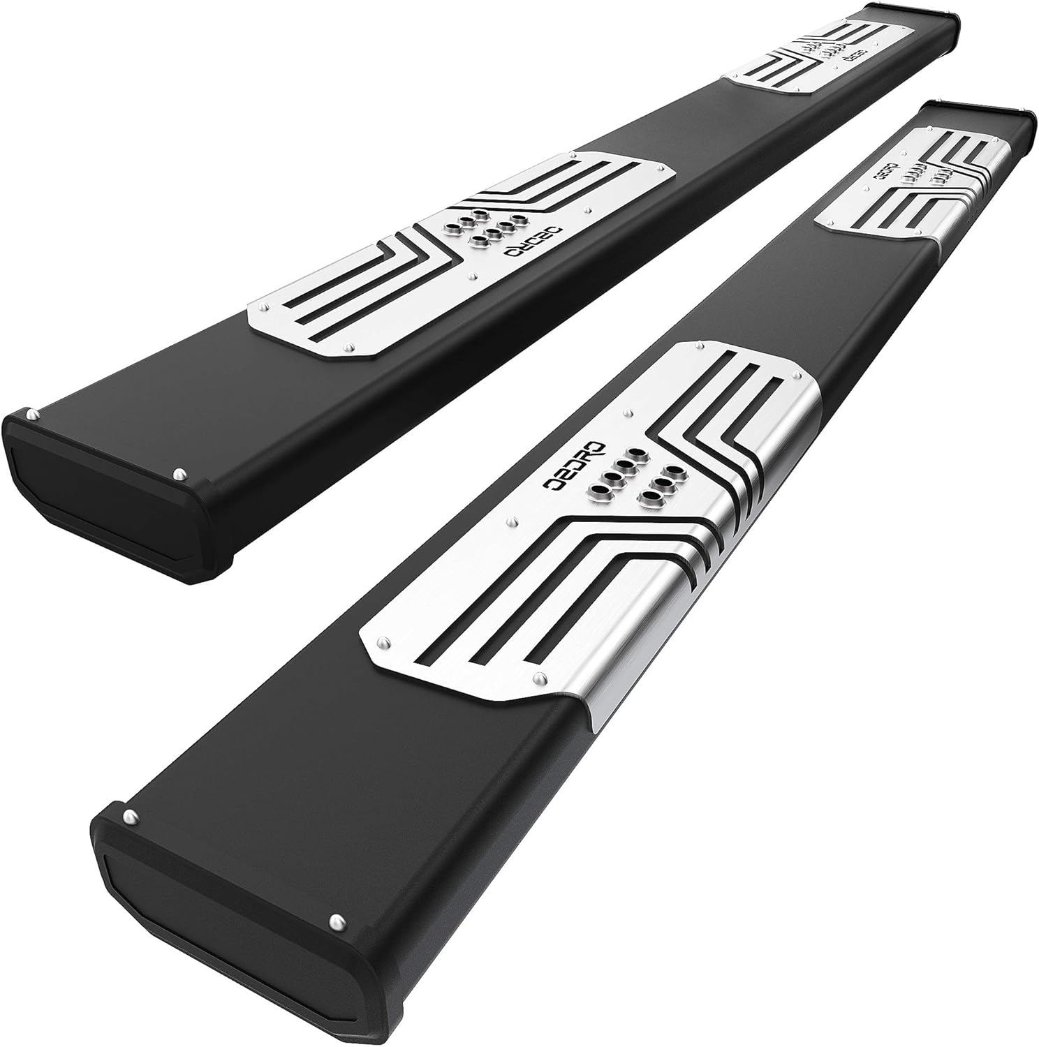 Black Textured Aluminum Running Boards A413