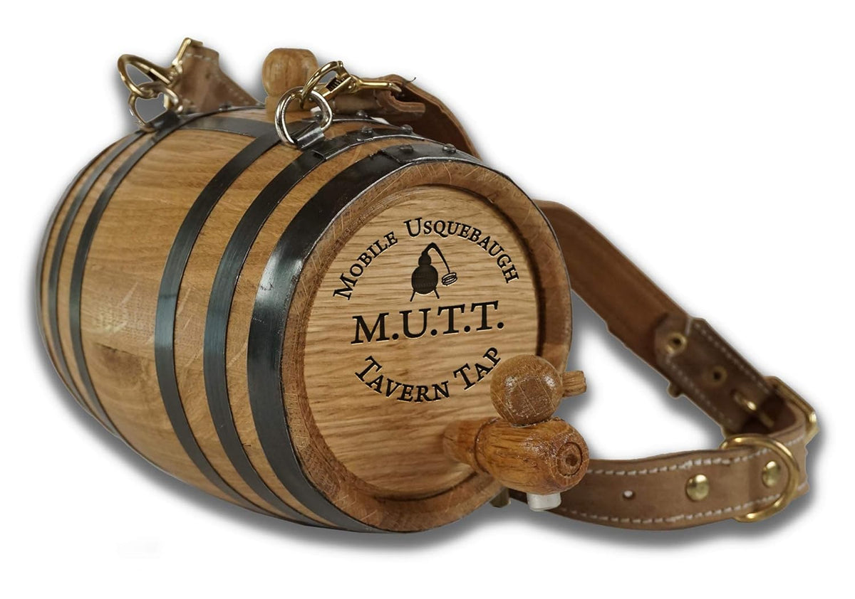 Oak Mini Keg Pet Collar Barrel Pack of 2 C6329