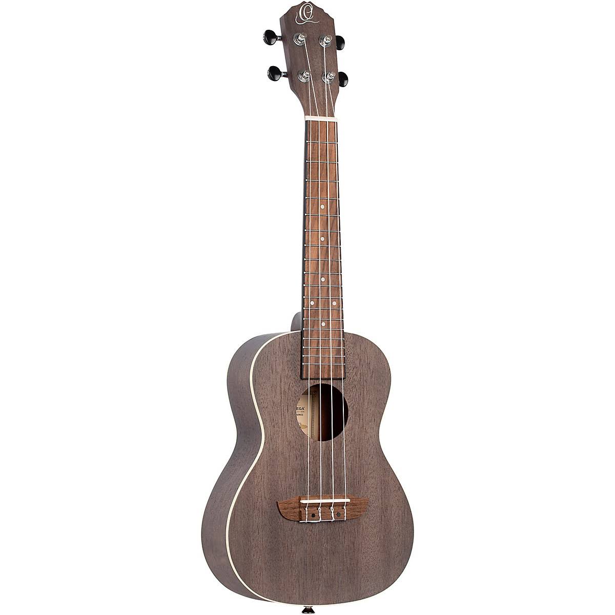 Left-Handed Concert Ukulele Coal Black H3581
