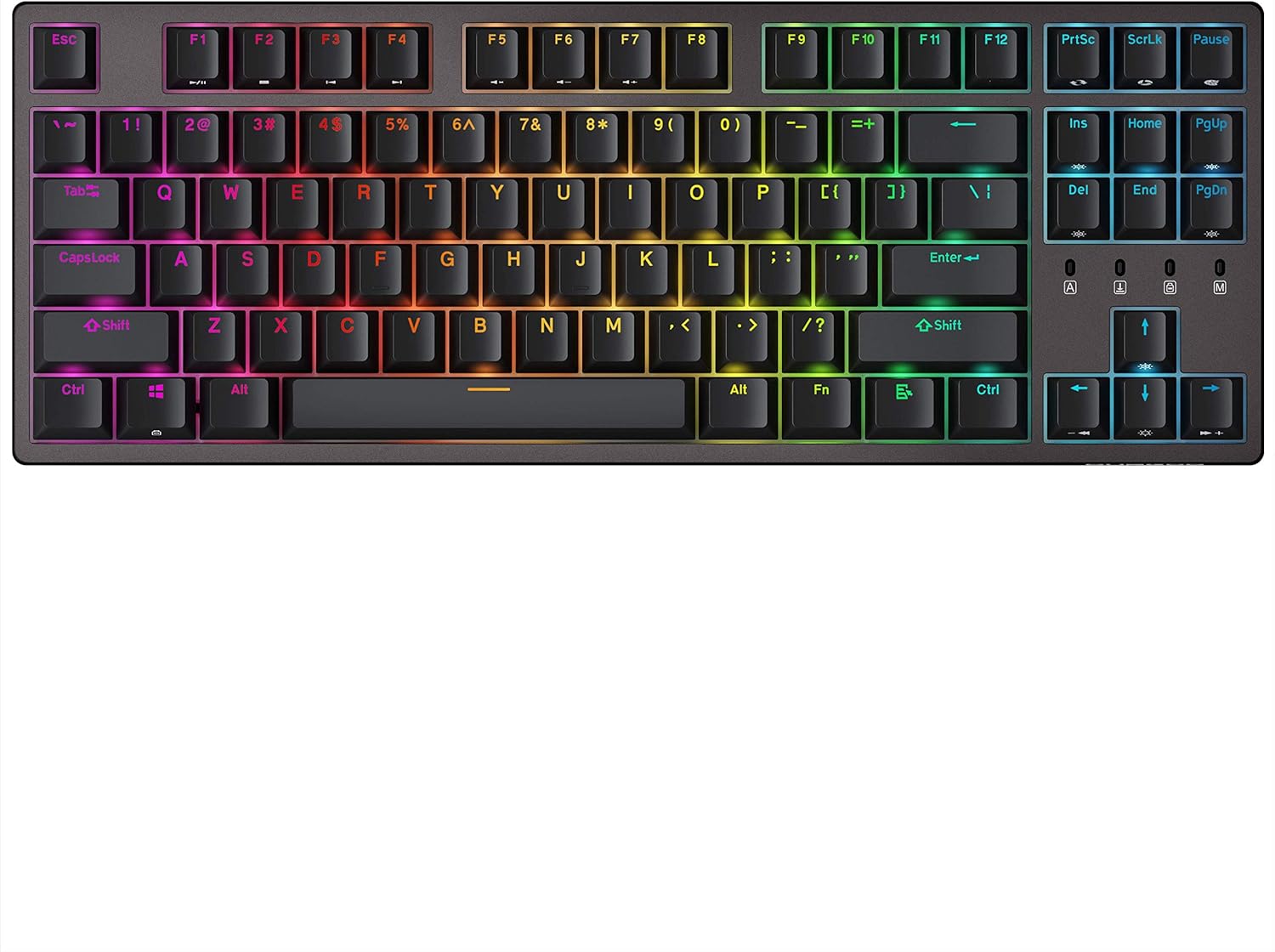 87 Keys Double Shot PBT Mechanical Keyboard E774891